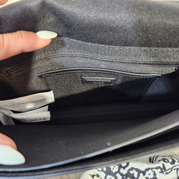 Aldo Greenwald Leopard Print  Black  Crossbody Bag with Chain Strap - Picture 15 of 15